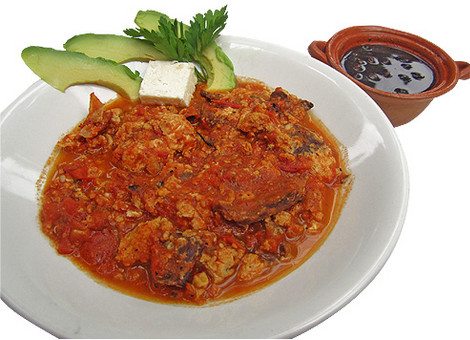 Recetas - HUEVOS EN SALSA ROJA - La primera red social de comida mexicana